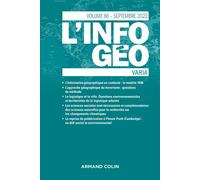 L'information géographique - n°3/2022 Varia - Collectif - Armand Colin - broché - Revue