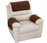 LinFortune Housse Accoudoir de Canapé Housse de Fauteuil Inclinable 1/2/3 Places Housse Appui-Tête de Canapé Protection Antidérapante pour Canapé Inclinable en Cuir (#15 3 Places 5 Pièces)