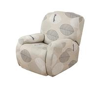 LinFortune Housses de Fauteuil Inclinable Extensibles 4 Pièces Housses de Fauteuil Inclinable Imprimées Housse de Protection pour Meubles en Élasthanne Souple avec Poche (Jungle Fauteuil Inclinable)