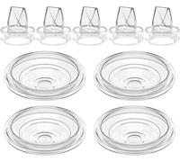 Ling Lot de 5 valves en silicone et 4 diaphragmes en silicone compatibles avec les tire-lait Momcozy S12Pro/S9Pro/S12/S9, S12 Pro/S12/S9