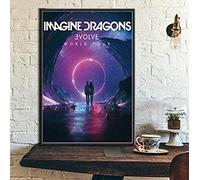 Ling88 Posters,Art Poster Imagine Dragons Musique Album Couverture Affiches Et Estampes, Mur Photo Toile Peinture Chambre Décoration De La Maison, Affiches pour Murs De Chambre Girls_50X70Cm