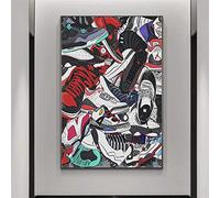 Ling88 Tableau Decoration Murale Salon,Baskets Mode Tendance Oeuvre Art Toile Peintures Affiches Et Impressions Mur Art Photos Cuadros, pour Salon Décoration De La Maison - 30X40Cm