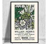 Ling88 Tableau Decoration Murale Salon,William Morris Peinture sur Toile Les Affiches De Victoria Et Albert Imprime des Photos d'art Mural pour La Décoration De Salon, Affiches Art Déco- 30X40Cm