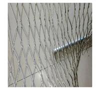 LINGDSWULING Acier Filet Inoxydable Corde sécurité Metal Protection métallique Grille Treillis Toile extérieur Jardin clôture escalier Corps à Cordes en 304 Filet Garde Corps(3.3x13.1ft(1x4m))