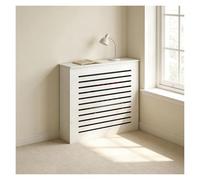 LINGDSWULING Cache-radiateur Moderne Maison Grille Couvercl Cache Radiateur À Lattes Horizontales Étagère Protection Thermique pour Salon(50x70x15cm(20x28x6in))