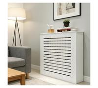 LINGDSWULING Cache-radiateur Moderne Maison Grille Couvercle Radiateur Cache Radiateur À Lattes Horizontales Étagère De Protection Thermique pour Salon(80x80x15cm(32x32x6in))