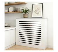 LINGDSWULING Couvre Radiateur Design Étagère Radiateur Moderne Coucher Trous Ventilation Installation sans Perçage Salle Bain À Blanc Convient Aux Chambres Et Salons(80x90x20cm(32x35x8in))
