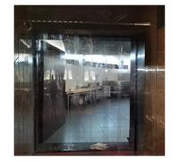LINGDSWULING Lanieres Transparent Séparation pour Supermarché Garages Usines Entrepôts Lanière PVC Convient Aux Chambres Froides D'entrepôt(41.34x102.36in/1.05x2.6m)