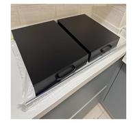 LINGDSWULING Panneau De Couvercle Cuisinière À Gaz Avec Pieds Antidérapants Agrandit L'espace Travail Cuisine Pour Petite Pour Appartement Visiter La Boutique(Black,35x40x7cm(14x16x3in))