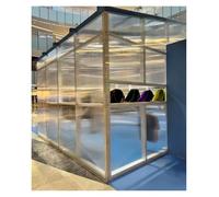 LINGDSWULING Plaques Polycarbonate Creux Panneau Alvéolaire Plaques Alvéolaires en Polycarbonate Plaque Creuse en PVC Translucide Panneau Alvéolaire Polycarbonate(4' x 2' x 0.24" 6Pack)