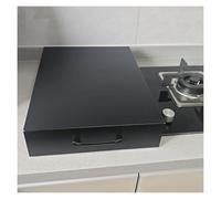 LINGDSWULING Résistant Aux Rayures Agrandit L'espace De Travail Cuisine Pour Petite Cuisine Pour Gamme De Gaz Cuisine Fait À La Main Couvre-poêle À Gaz(Gray,35x40x7cm(14x16x3in))