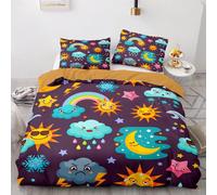 Linge De Lit Arc En Ciel Housses De Couettes X Cm Doux Confortable Polyester Coton House De Couette X Avec Deux Taies D'oreiller Xcm