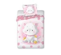 Linge de lit bébé 100x135 Chaton câlin