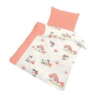 Linge De Lit Bébé Insectes Champignons 40 X 60 Cm + 100 X 135 Cm