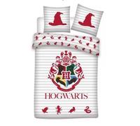 Linge de lit enfant - Harry Potter - 140x200 cm - 100% coton - Lavable à 40°C - Motif Harry Potter