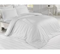 Linge de lit français en coton satiné gris clair - 240x200, 70x90 cm