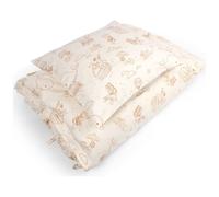 Linge De Lit Junior Blanc, Ocre 100X140 40X60