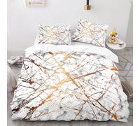 Linge De Lit Ligne De Marbre Housses De Couettes X Cm Doux Confortable Polyester Coton House De Couette X Avec Deux Taies D'oreiller Xcm