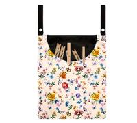 Linge de maison SIESTE SOUS UN OLIVIER. Sac Pinces à Linge. Panier pour Pinces à Linge à Suspendre. Grande Capacité Jusqu'à 100 Epingles à Linge. Résistant et imperméable. Pour Intérieur et Extérieur.