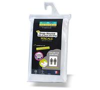 Linge des Familles - Drap Housse 2x80x200 - pour Lit Articulé 160x200 TPR - 100% Coton Percale - Blanc - Grand Bonnet 30 cm - Elastique Tout Autour - Label Oeko-TEX® Standard 100 - Made in Europe