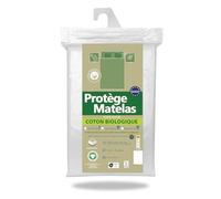 Linge des Familles - Protège Matelas Coton Bio 90x190 cm - Alèse Certifiée GOTS - 100% Coton Absorbant - Hypoallergénique - Bonnet 25 cm - Label Oeko-TEX® Standard 100 - Made in Europe