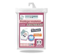 Linge des Familles - Protège Matelas Lit Articulé 2x80x200 cm - 100% Coton Absorbant - Alèse Lit Electrique 160x200 - Label Oeko-TEX® Standard 100 - Made in Europe - Élastique Tout Autour