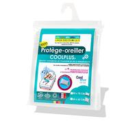 Linge des Familles - Protège Oreiller Coolplus® 50x70 cm - Housse Respirante Thermorégulante - Evacue la Transpiration - Fermeture Zip - Oeko-TEX® Standard 100 - Made in Europe
