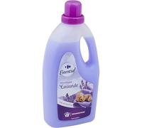 Linge doux et repassage facile avec CARREFOUR ESSENTIAL Adoucissant Dilué Lavande, format x27, 2,0 kg - Lot de 4