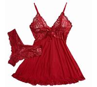Lingerie Érotique Sexy Pute Culotte Ouverte String Femme en Dentelle Lingerie Transparente Ensemble Nuisette Sexy Robe Nuisettes pour Decollete sous Vetements Grande Taille Body sans Entrejambe