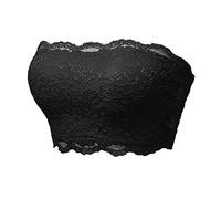 Lingerie Femme Dentelle, Bandeau Soutien Gorge Femme sans Couture Anti-Exposition Cache-Seins en Une Seule Pièce Joli Dos Brassière Classiques Élégants Respirante Bra sans Coussinet d'allaitement