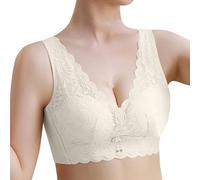 Lingerie Femme Dentelle, Soutien Gorge sans Armature Femme Sexy Push Up Doux Confortable Respirante Brassière Chic Et Élégants Beau dans Le Dos Léger Fin Coupe Ajustée Charme Tempérament Bra