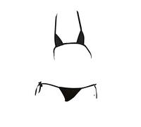 Lingerie Femme Micro Bikini Sexy Mini Triangle Bikini Japonais Lingerie avec String, noir, One Size