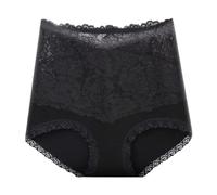 Lingerie pour femmes Culotte pour femmes Dentelle Grande taille Butt Lift Culottes sans coutures Latex Corset, Noir , XXL