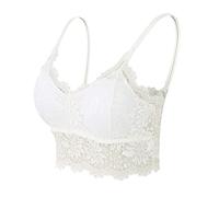Lingerie Sexy Femme Antidérapant, Soutien Gorge Push Up Rembourré Femme Décontracté Couleur Unie Confortable De Tous Les Jours Brassière Respirante Passe-Partout Classiques Fin Sous-Vêtements Camisole