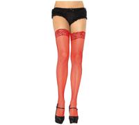 Lingerie Sexy Femme Bas Résille Autofixant Jarretière - LEG AVENUE