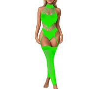 Lingerie Sexy Femme Coquine Hot Tenue Érotique Woman Body Chic Ensemble Pute Tenu St Valentin Porte Jaretelles String De Souvetements Femmes Bas Resille Guêpière sous Vetement Erotique Dentelle