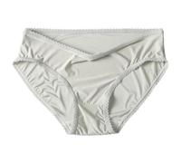 Lingerie Sexy Femme - Slip Femme Taille Mi-Haute en Soie Glacée Fine Respirant avec Bordure Dentelle sans Coutures Confortable et Sensuel