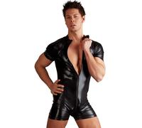 Lingerie Sexy Homme Combishort Wetlook - SVENJOYMENT