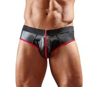 Svenjoyment Jockstrap Slip pour Homme Noir/Rouge Taille M