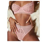 Lingerie sexy pour femme pour sexe jarretelles Lingerie à pompons No Take Costume Sexy Bandage Lingerie Sous-vêtements Soutien-gorge Ensemble Slip Femme Dentelle Sexy Lingerie pour Femme Chemise en