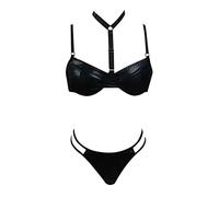 Lingerie Tenue Libertine Femme Fouet Sexy Érotique sous Vêtements Soubrette Coquine Hot Cuir De Pute Tenu Ensemble Culotte Vetement Travestie Nuisette Dessous Feminine~