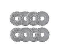 Lingette de Lavage de Rechange Compatible avec Roborock Qrevo Curv, Qrevo S | Lingette Textile pour le Système de Lavage Indiqué.(Mop 8pc)