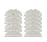 Lingette de Rechange, Compatible avec Roborock S5 Max S6 | Dimensions 30*11.5cm/11.8*4.5in, Matière Textile(12pcs)