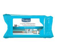 Lingette imprégnée nettoyante et désinfectante Starwax - 50 lingettes
