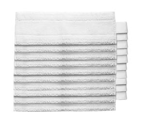 Lingette Microfibre rectangle remplacement serpillere pour Karcher 2.863-259.0 compatible nettoyeur vapeur EasyFix SC 5 SC 4 SC 3 SC 2 [Lot 10] Serpillère lavable réutilisable Phonillico®