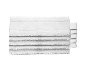 Lingette Microfibre rectangle remplacement serpillere pour Karcher 2.863-259.0 compatible nettoyeur vapeur EasyFix SC 5 SC 4 SC 3 SC 2 [Lot 5] Serpillère lavable réutilisable Phonillico®