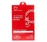 Lingette nettoyante - Connoisseurs - pour bijoux en or et argent - ne laisse pas de rayures - facile à utiliser