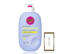 Lingette nettoyante fournie avec une lotion au beurre de karité eos - Hydratant vanille cachemire pour peaux sèches, 473,2 ml - par Luxpaks