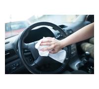 Lingette nettoyante multi-usage avec microfibre de lustrage - pot de 80 lingettes KARZHAN - 14353