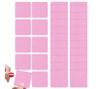 Lingettes à ongles pelucheuses en tissu non tissé doux | Lingettes portables pour extensions de cils | Tampons de dissolvant de à ongles en gel pour enlever le à ongles